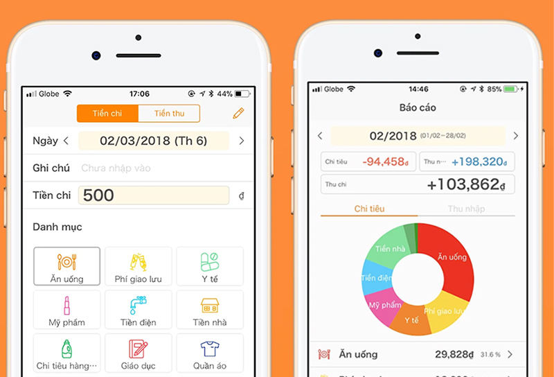 app quản lý chi tiêu