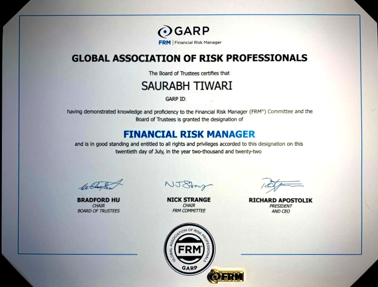 Chứng chỉ FRM