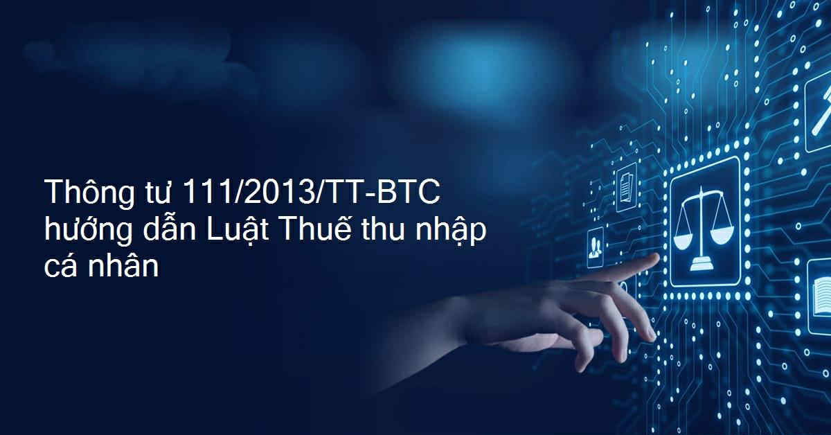 thong tu 111 2013 TT BTC
