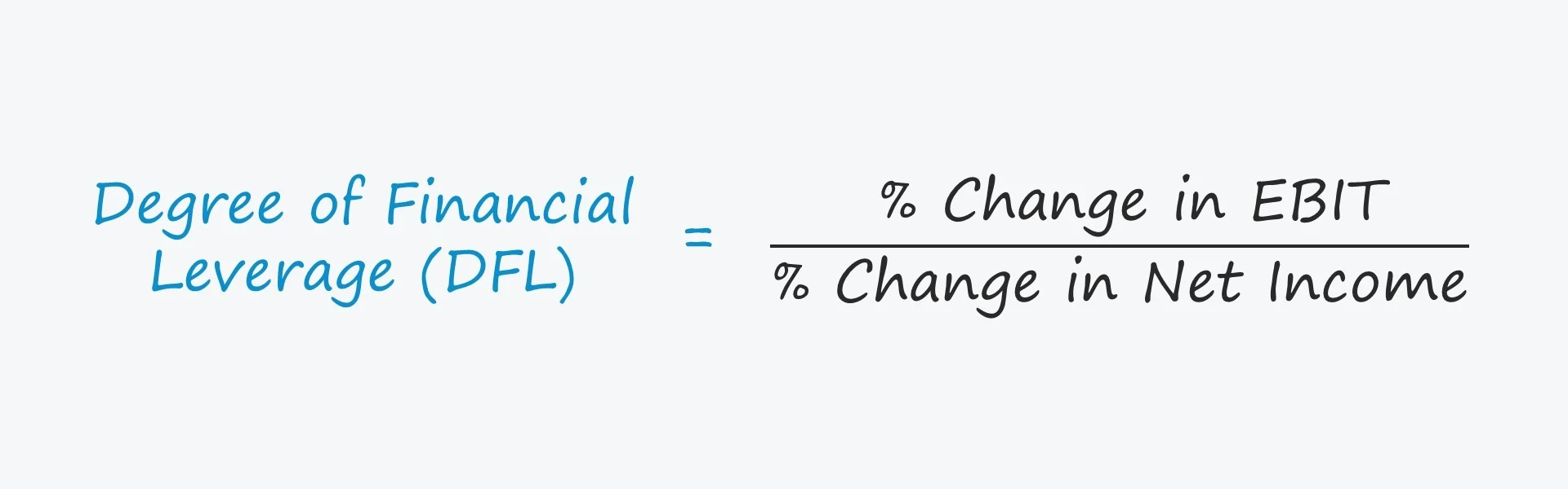 Degree of Financial Leverage - DFL