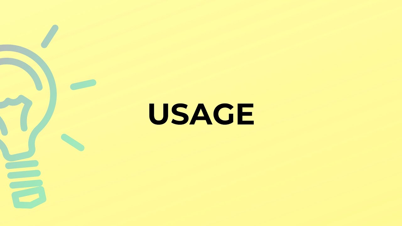 Usage