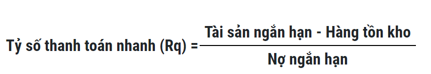 Công Thức Tính Và Diễn Giải Hệ Số Thanh Toán Nhanh