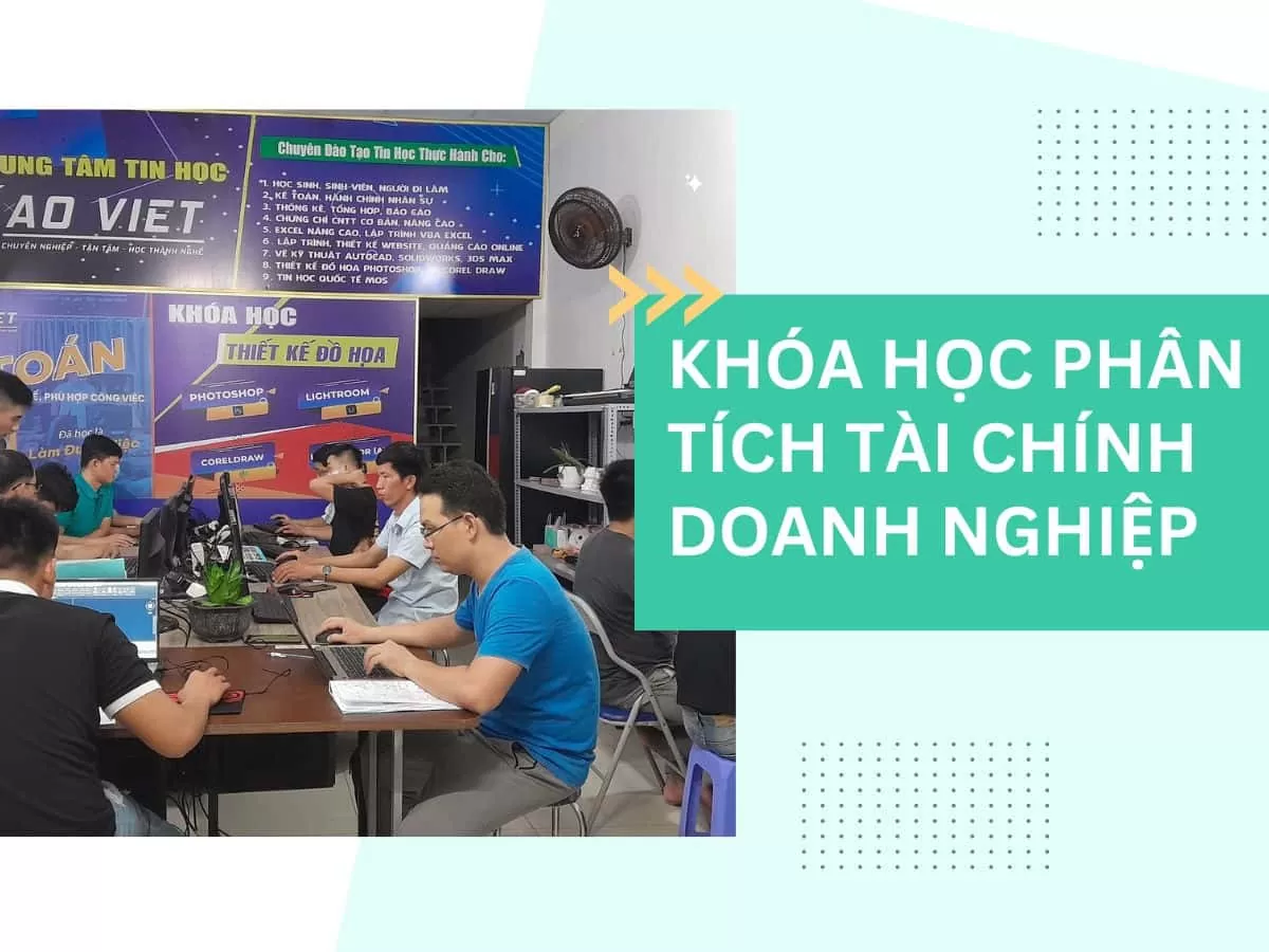 khóa học phân tích tài chính doanh nghiệp