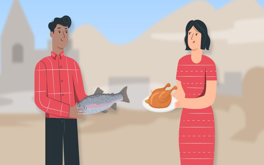 trao đổi hàng hoá 