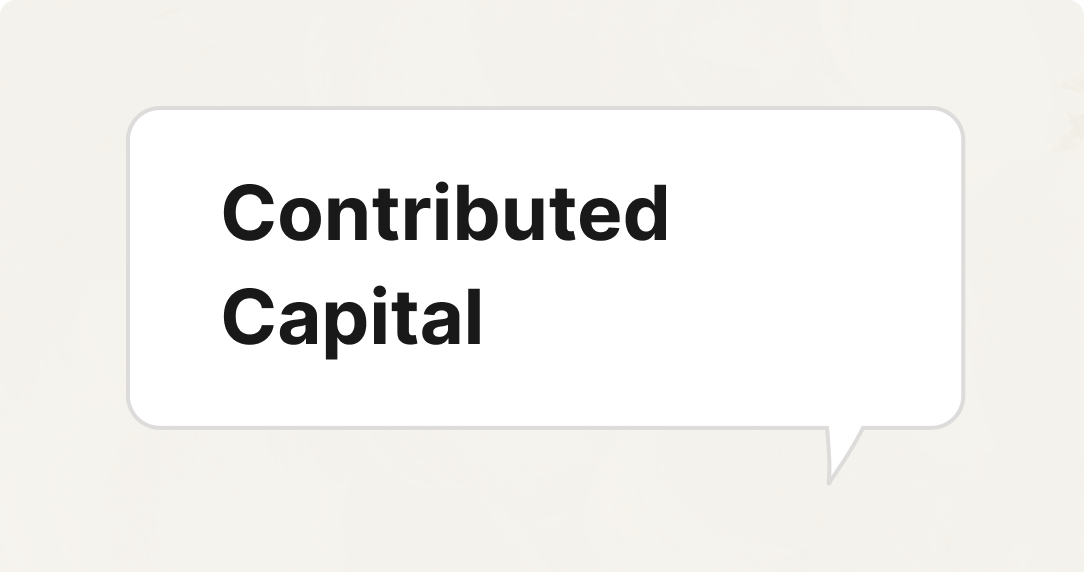 Contributed Capital
