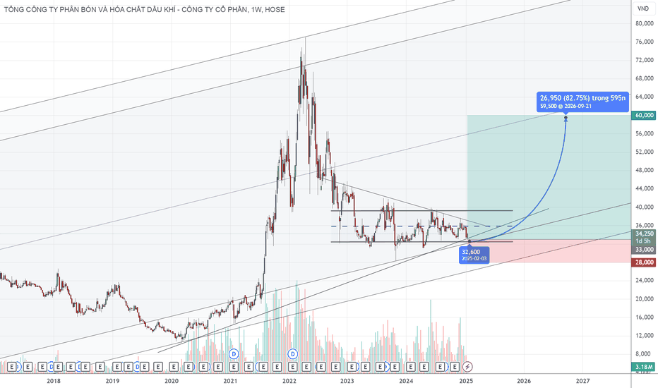 Biến động giá Cổ phiếu DPM trong 5 năm