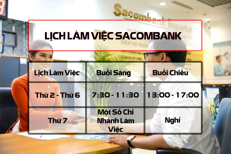 Giờ Làm Việc Của Sacombank