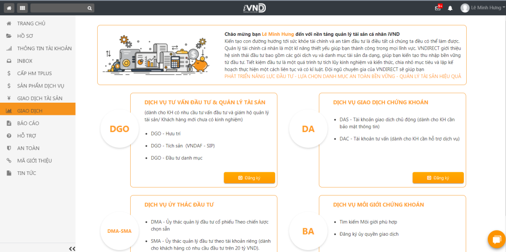 Trang Đặt Lệnh Trực Tuyến