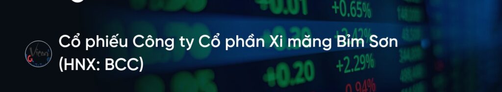 Cổ phiếu BCC