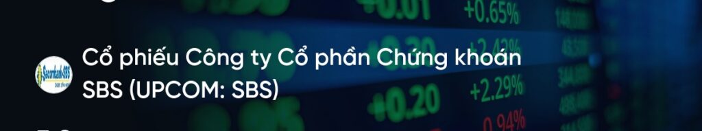 Cổ phiếu SBS