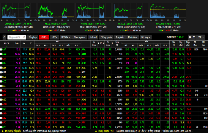 Bảng giá chứng khoán Tân Việt: Thông tin, Đặc điểm, Công dụng và Cách sử dụng 2 Bảng giá chứng khoán Tân Việt