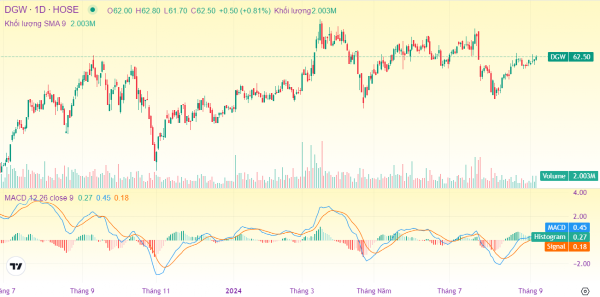 Cổ phiếu PSD: Thông tin, Đặc điểm kinh doanh, Tiềm năng đầu tư và Cách giao dịch hiệu quả 3 Cổ phiếu DGW