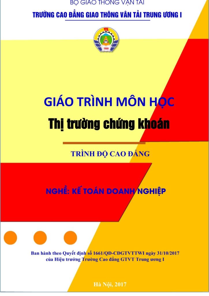 Giáo trình chứng khoán