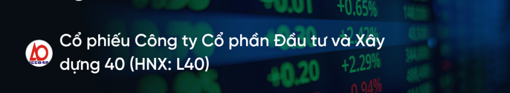 Cổ phiếu L40