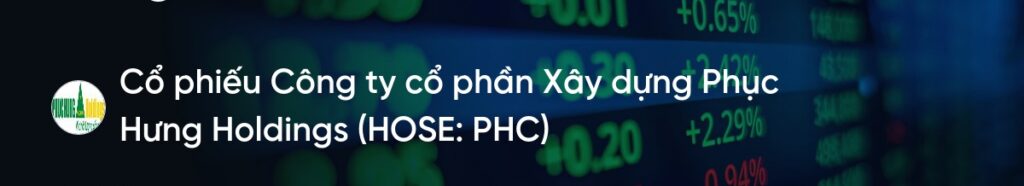 Cổ phiếu PHC