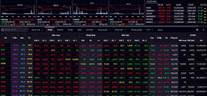 Ý nghĩa các màu trong chứng khoán: Thông tin, Quy tắc, Phân loại và Cách đọc bảng điện 1 Ý nghĩa các màu trong chứng khoán