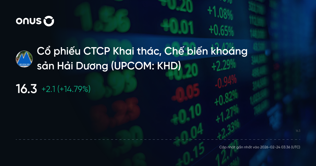 Cổ phiếu KHD
