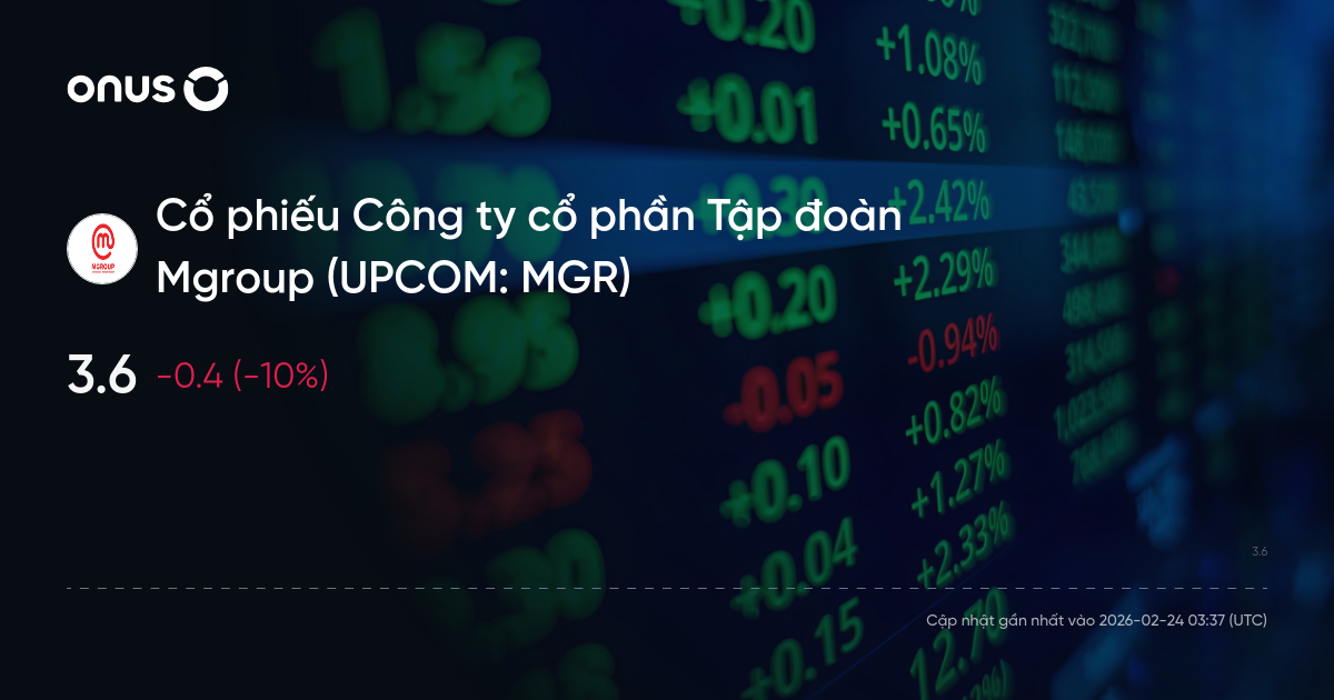 Cổ phiếu MGR