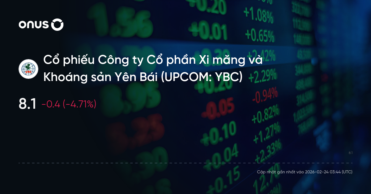 Cổ phiếu YBC
