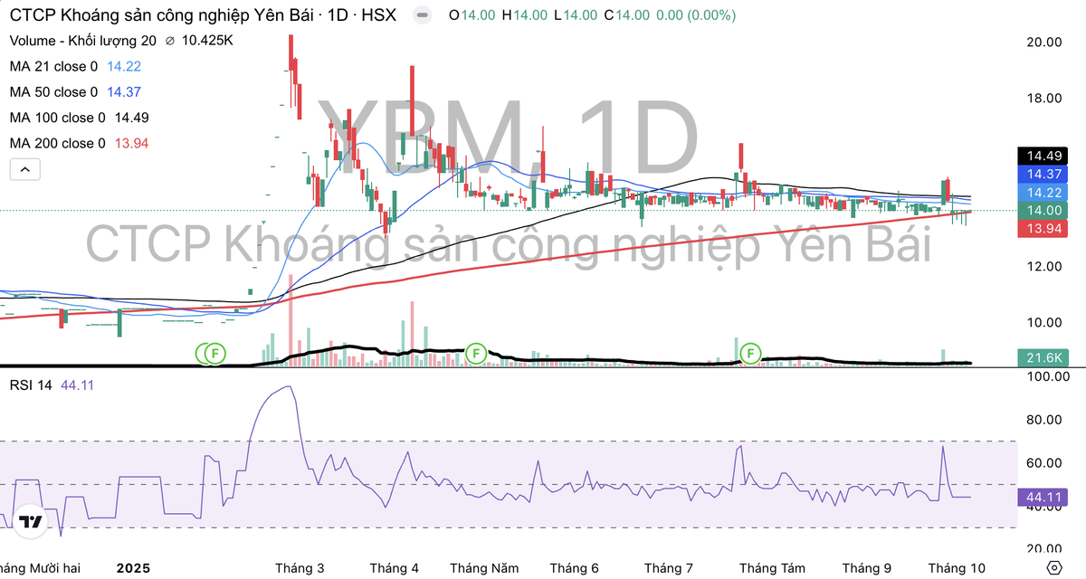 Cổ phiếu YBM: Thông tin, Đặc điểm tài chính, Phân tích kỹ thuật và Chiến lược đầu tư 2026 1 Cổ phiếu YBM
