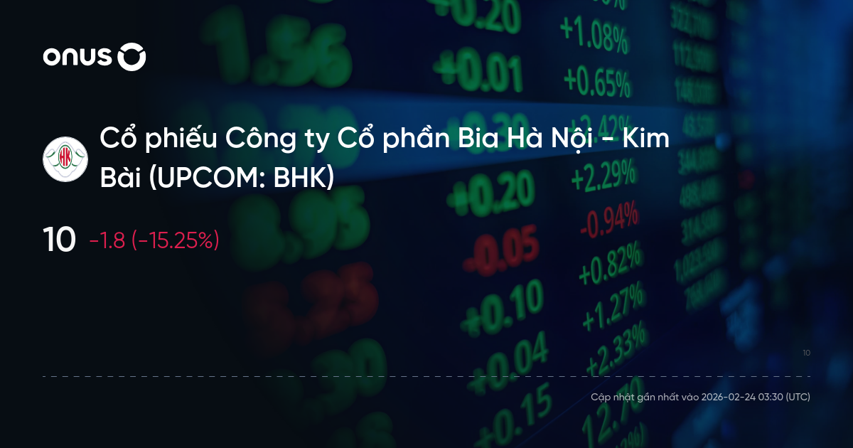Cổ phiếu BHK
