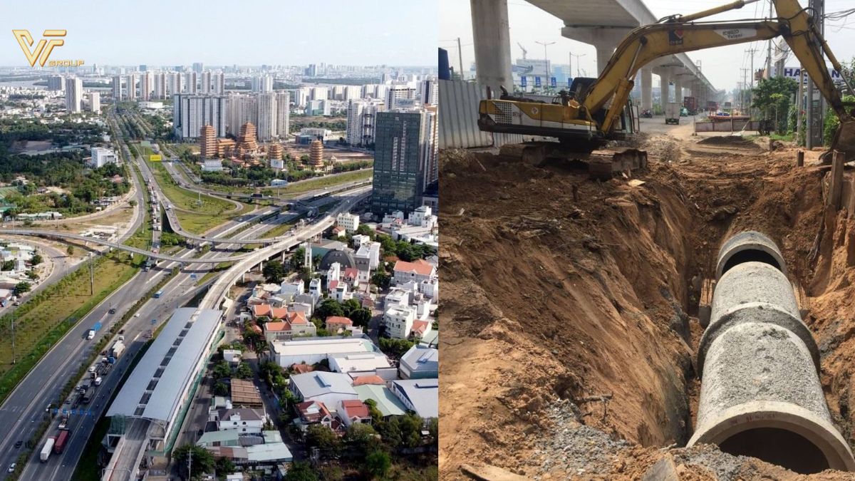 Xây dựng công trình hạ tầng