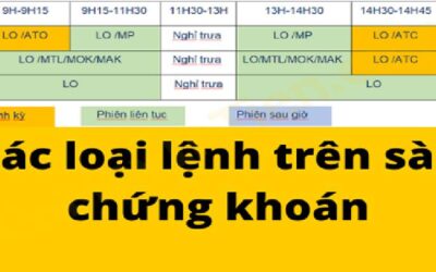 Các Lệnh Trong Chứng Khoán: Thông tin, Đặc điểm, Nguyên tắc Khớp lệnh và Cách sử dụng