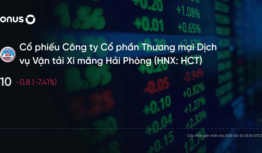 Cổ phiếu HCT: Thông tin niêm yết, Đặc điểm tài chính, Tiềm năng đầu tư và Rủi ro thị trường