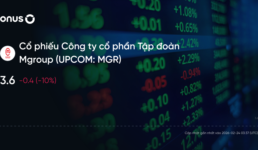 Cổ phiếu MGR: Thông tin niêm yết, Đặc điểm tài chính, Tiềm năng tăng trưởng và Chiến lược đầu tư